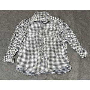 Lorenzo Uomo Regular Fit Men's 17 32/33 Plaid Long Sleeve Shirt
